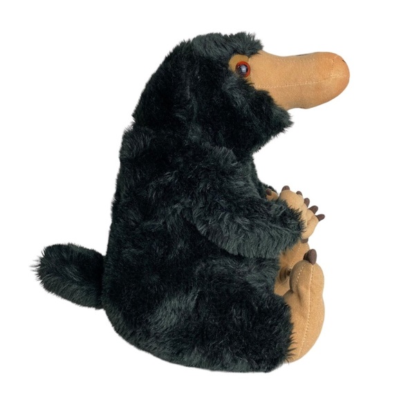 Fantastic Beasts Niffler Harry Potter Stuffed Animal Black Plush Warner Brothers - Picture 2 of 13